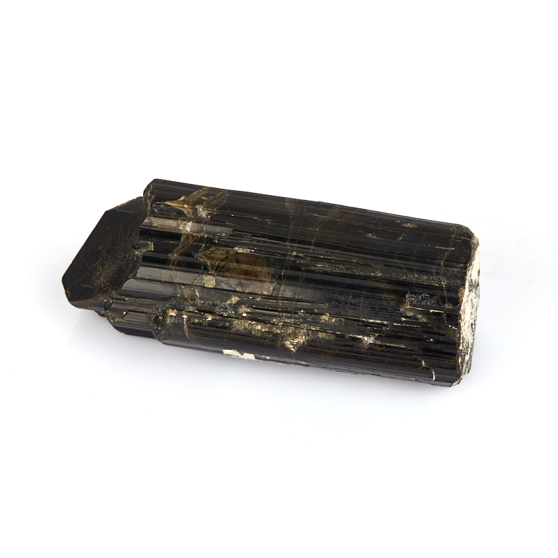 Кристалл турмалин черный (шерл) Россия (ограненный) (7-12 см)