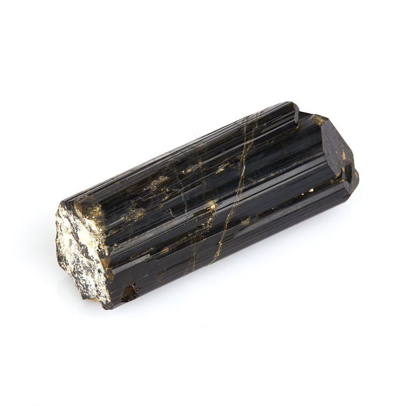 Кристалл турмалин черный (шерл) Россия (ограненный) (7-12 см)