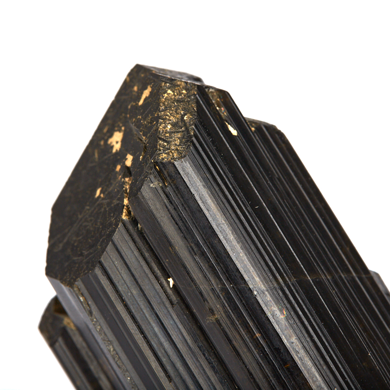 Кристалл турмалин черный (шерл) Россия (ограненный) (7-12 см)