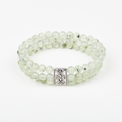 Браслет пренит ЮАР (биж. сплав) 6 мм 17 см