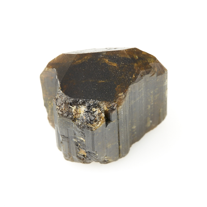 Кристалл турмалин зеленый (верделит) Россия (ограненный) (2-2,5 см)