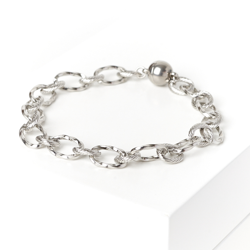 Бусы розовый кварц Бразилия (сталь хир.) (колье) трансформер 8 мм 38 см