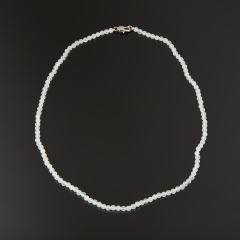 Бусы лунный камень (адуляр) Индия (сталь хир.) огранка 3 мм 40 см