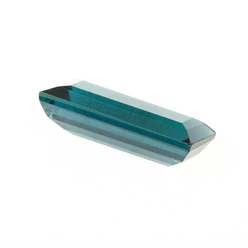 Огранка турмалин голубой (индиголит) Бразилия багет 5*11,5 мм