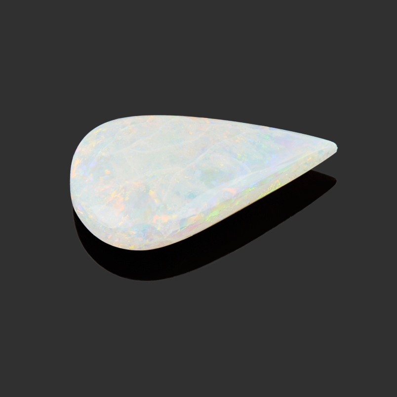 Кабошон опал благородный белый Эфиопия 25,7*15,5 мм