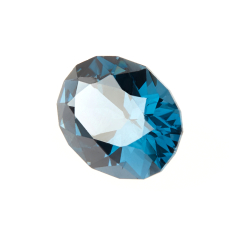 Огранка шпинель синяя Таиланд овал 6*7,7 мм