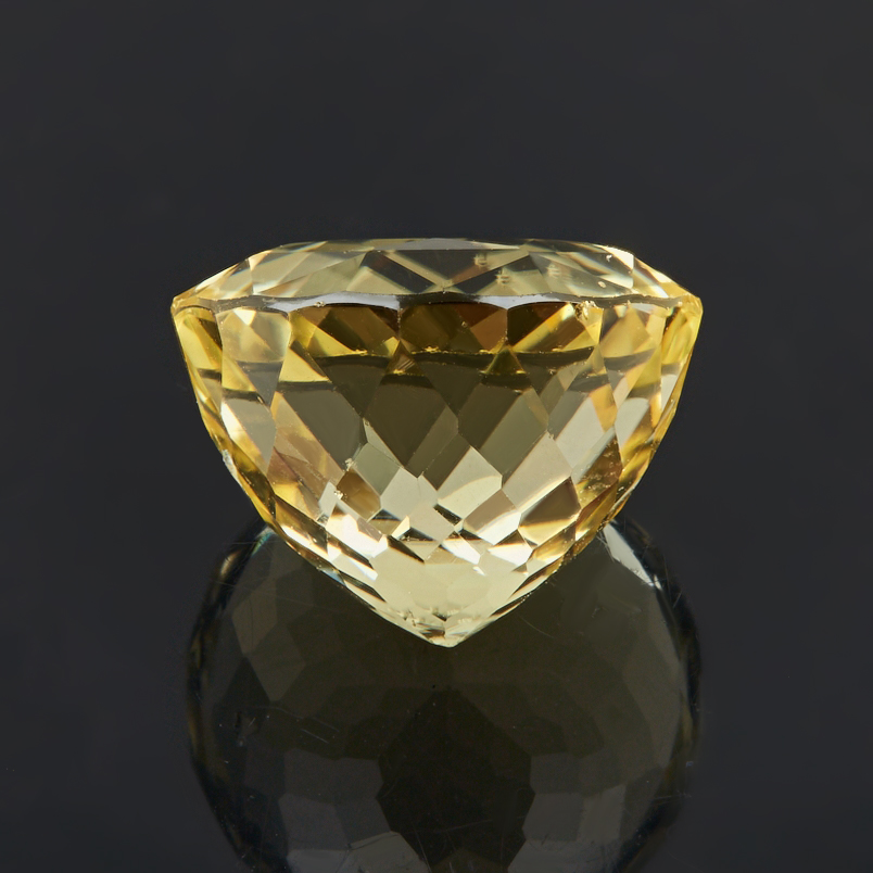 Огранка цитрин Бразилия круглая 13&nbsp;мм