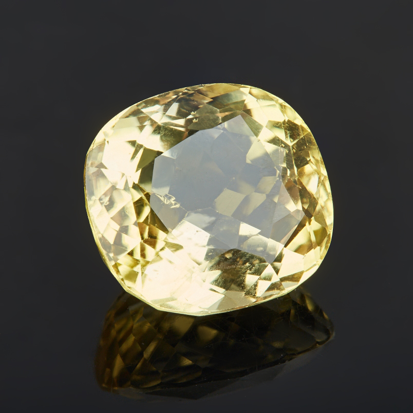 Огранка цитрин Бразилия круглая 17,8 мм