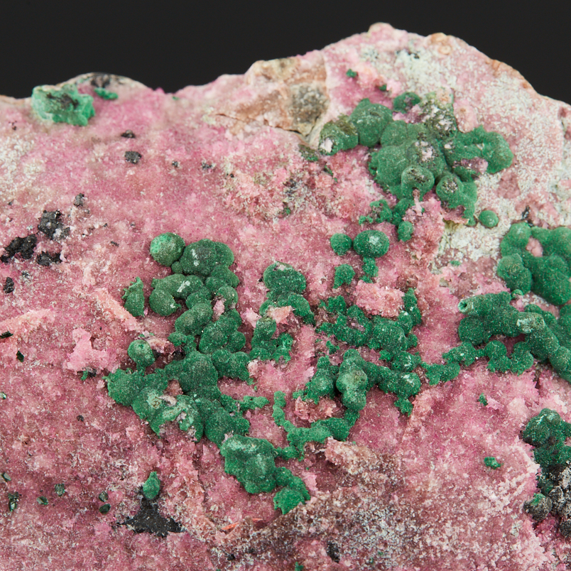 Образец кобальтокальцит с малахитом Конго (12-16&nbsp;см)