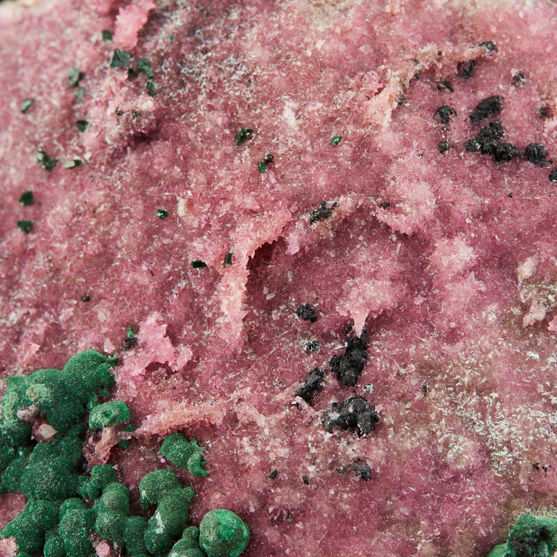 Образец кобальтокальцит с малахитом Конго (12-16&nbsp;см)