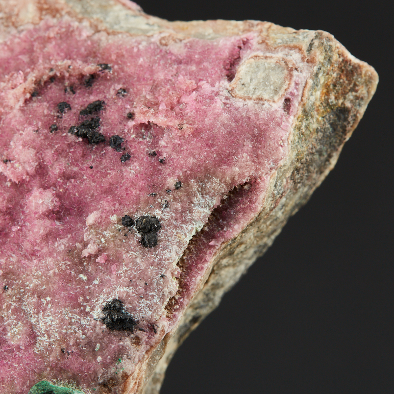 Образец кобальтокальцит с малахитом Конго (12-16&nbsp;см)