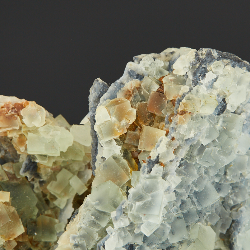 Друза флюорит Китай 9-12&nbsp;см