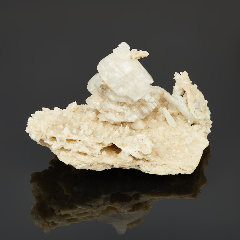 Друза микс кальцит, кварц (12-16&nbsp;см)