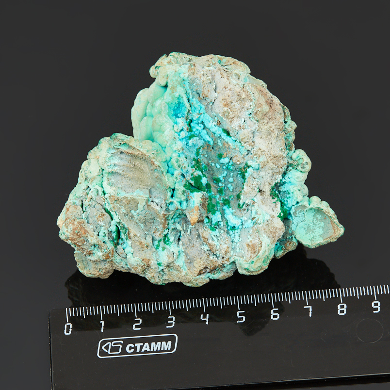 Образец микс малахит, хризоколла (7-12&nbsp;см)