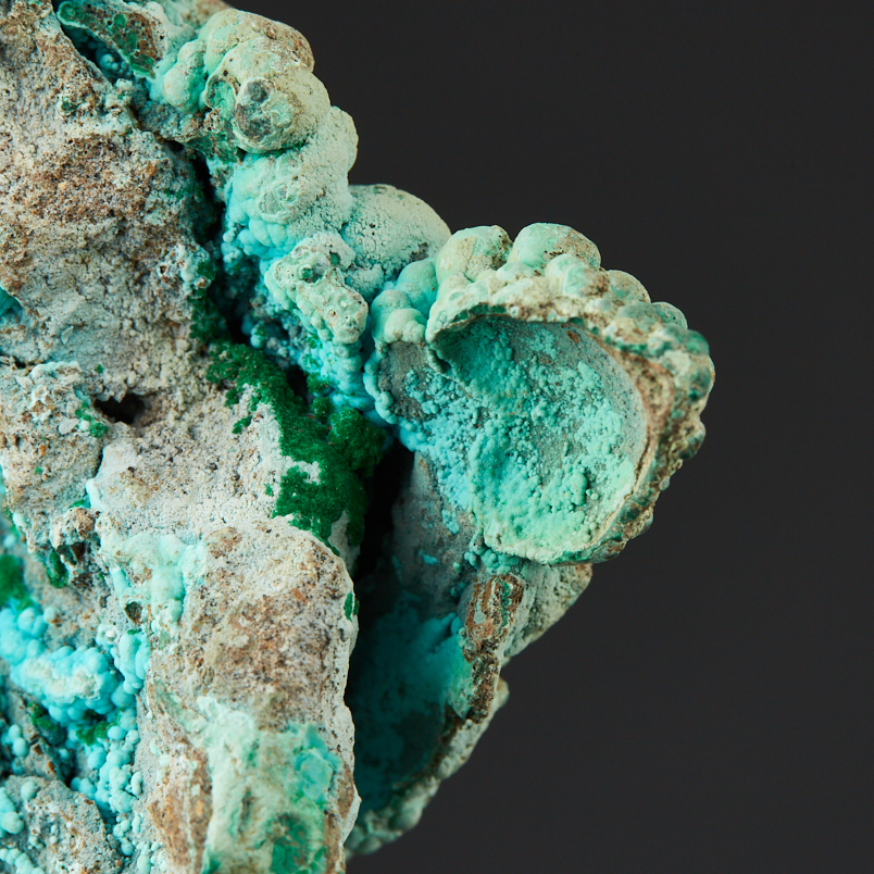 Образец микс малахит, хризоколла (7-12&nbsp;см)