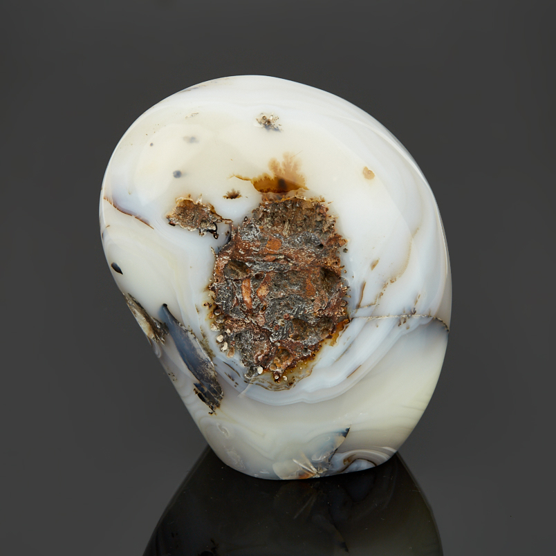 Стела агат серый Мадагаскар (7-12&nbsp;см)