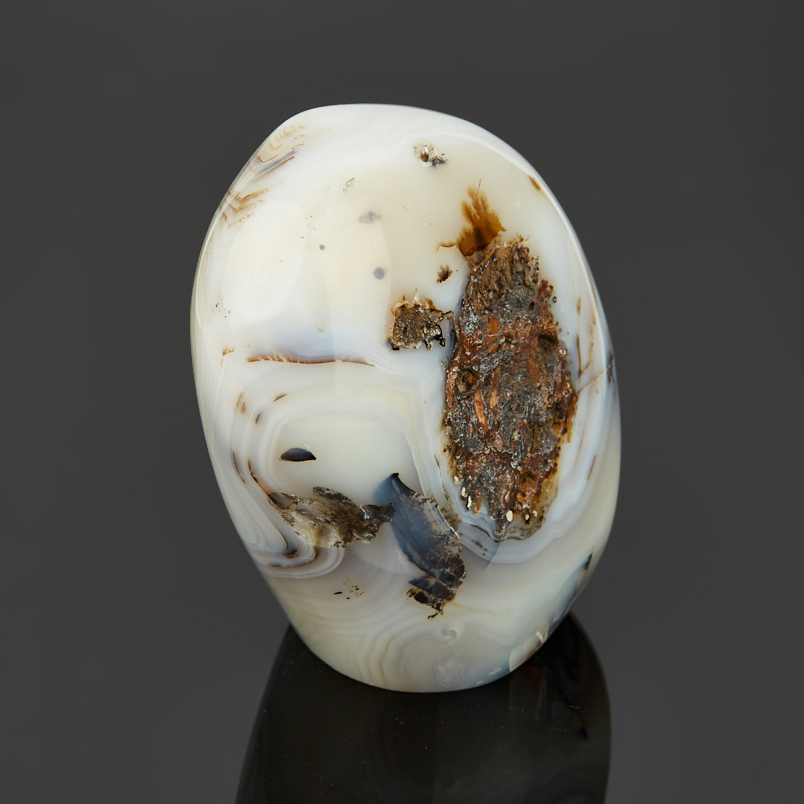 Стела агат серый Мадагаскар (7-12&nbsp;см)