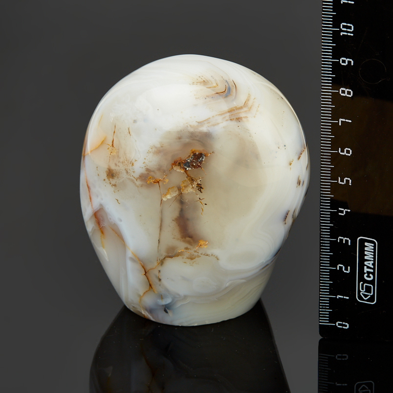 Стела агат серый Мадагаскар (7-12&nbsp;см)