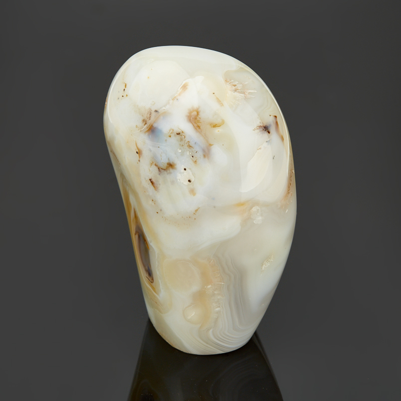 Стела агат серый Мадагаскар (7-12&nbsp;см)