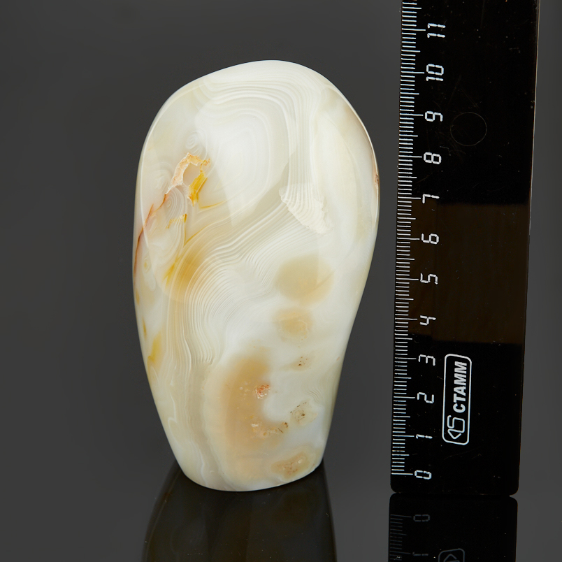 Стела агат серый Мадагаскар (7-12&nbsp;см)