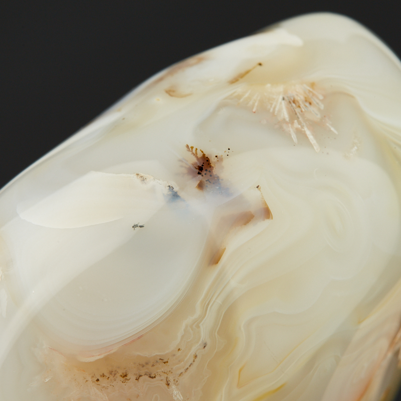 Стела агат серый Мадагаскар (7-12&nbsp;см)