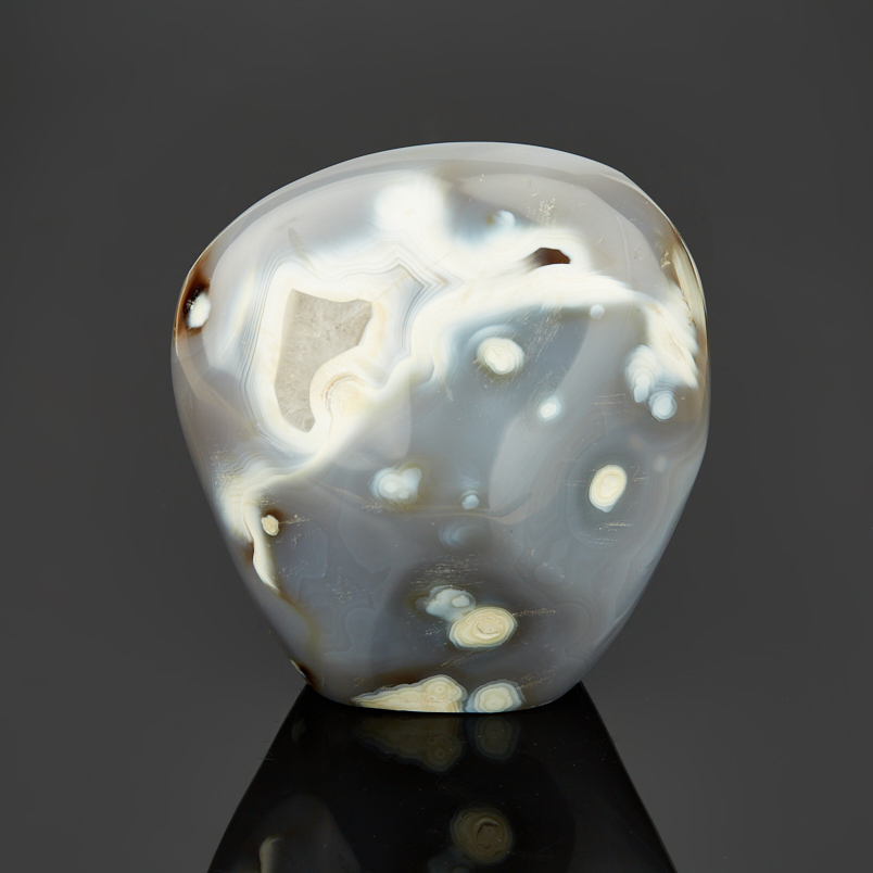 Стела агат серый Мадагаскар (7-12&nbsp;см)