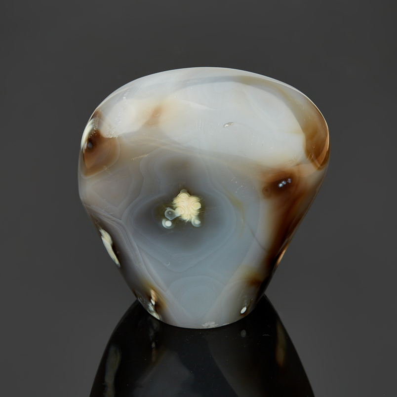 Стела агат серый Мадагаскар (7-12&nbsp;см)