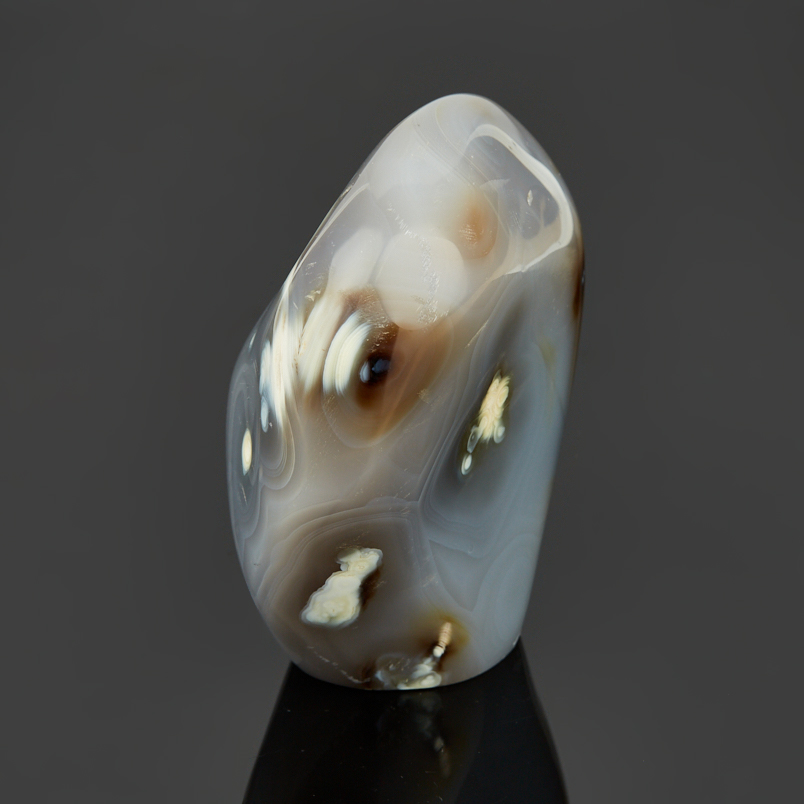 Стела агат серый Мадагаскар (7-12&nbsp;см)