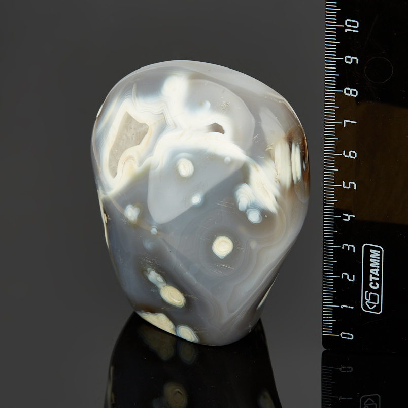 Стела агат серый Мадагаскар (7-12&nbsp;см)