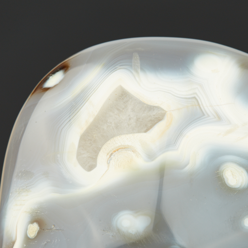 Стела агат серый Мадагаскар (7-12&nbsp;см)