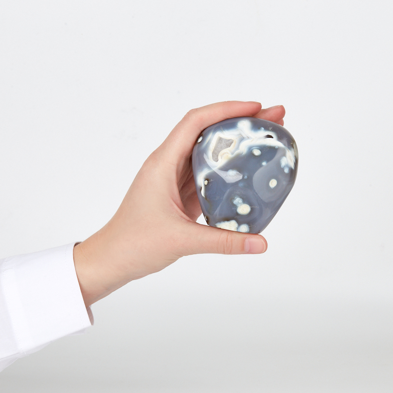 Стела агат серый Мадагаскар (7-12&nbsp;см)