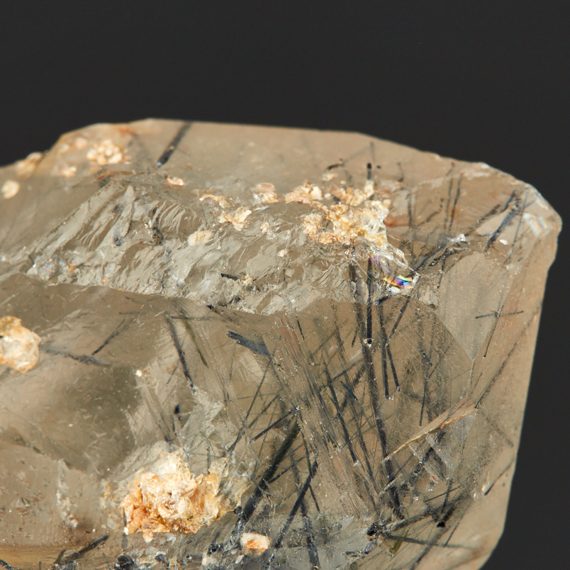 Кристалл кварц с индиголитом Бразилия (4-7&nbsp;см)