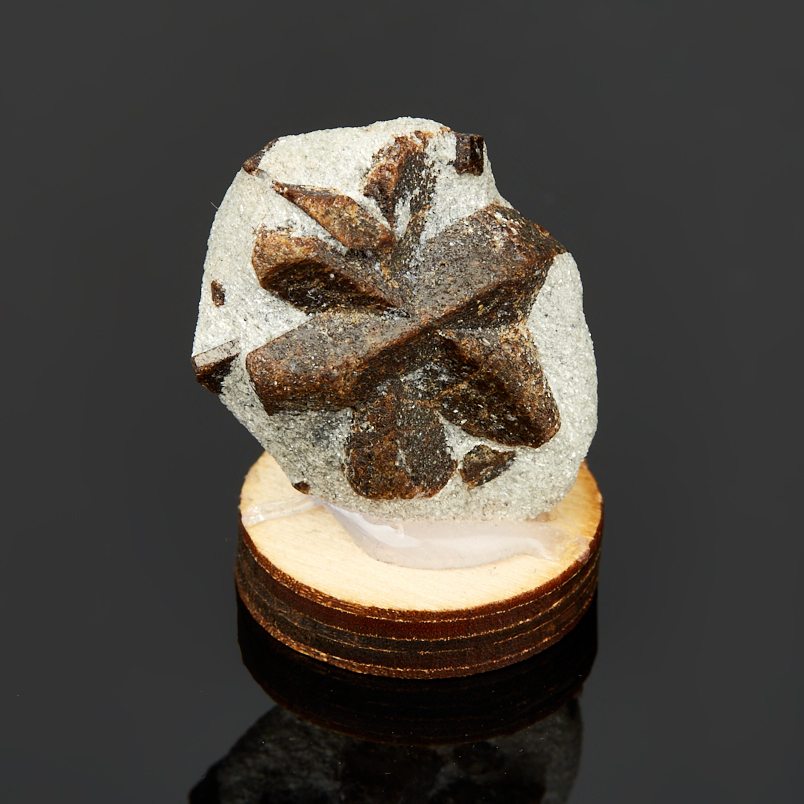 Образец ставролит Россия 2-3&nbsp;см (на подставке)