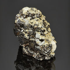 Образец микс кальцит, сфалерит, оптический флюорит 9-12 см