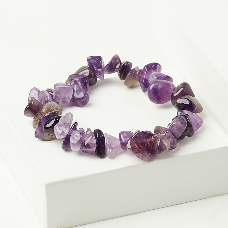 Браслет аметист Бразилия 18 см