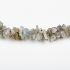 Бусы лабрадор Мадагаскар (сталь хир.) (жгут) 46 см (+7 см)