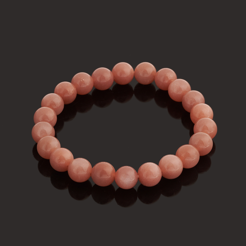 Браслет солнечный камень Индия 8 мм 18 см