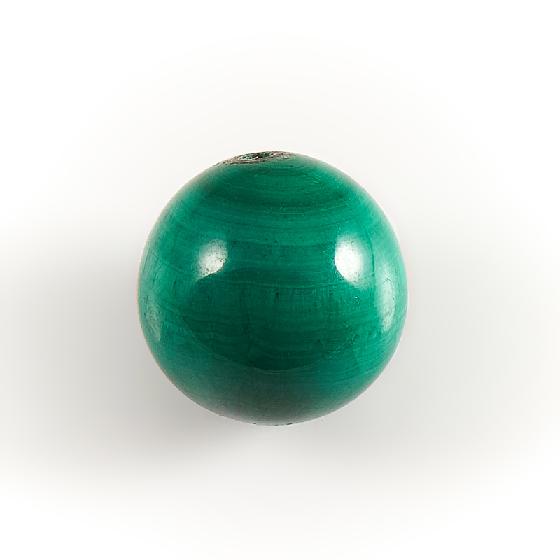 Бусина малахит Конго шарик 10 мм (1 шт)
