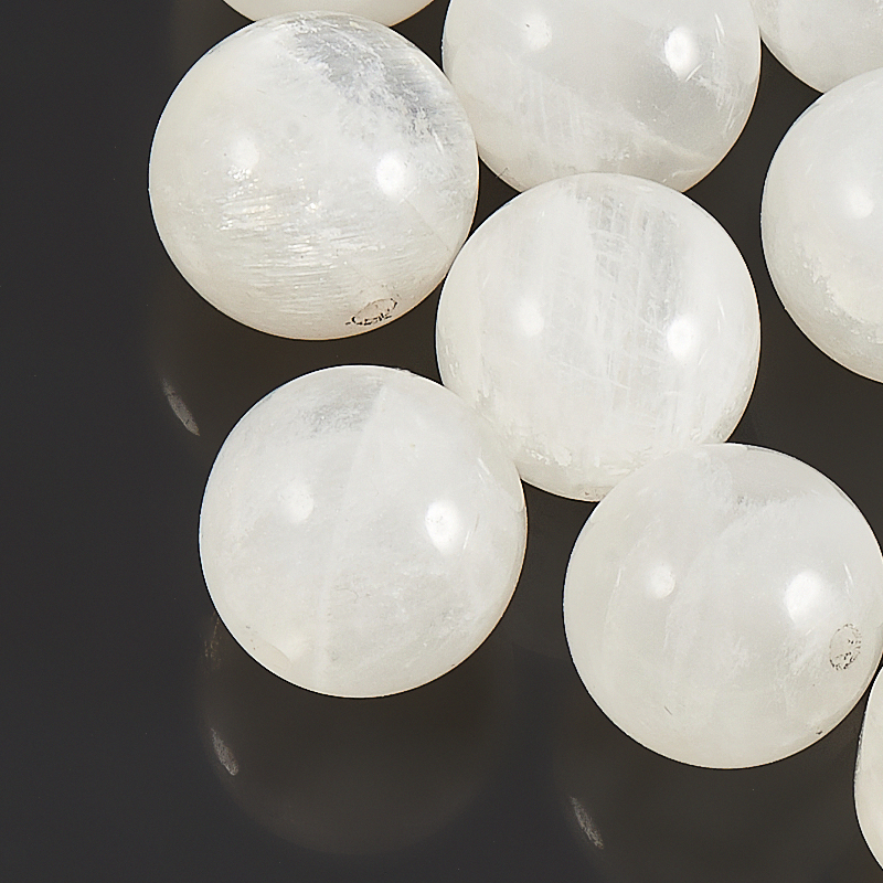 Бусина лунный камень (адуляр) Индия шарик 7&nbsp;мм (1&nbsp;шт)