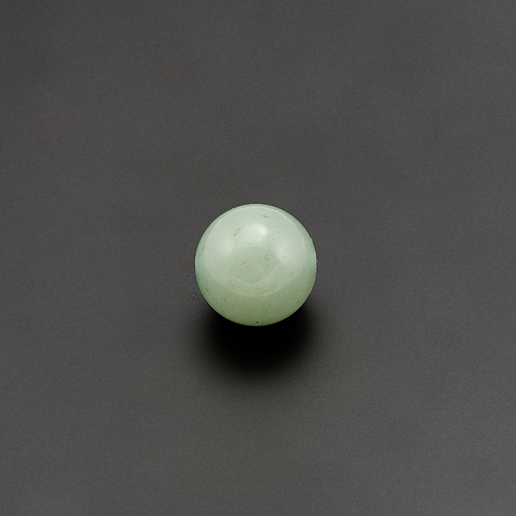 Бусина авантюрин зеленый Зимбабве шарик 8 мм (1 шт)