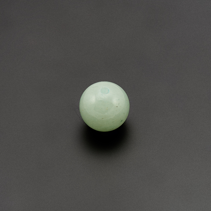 Бусина авантюрин зеленый Зимбабве шарик 8 мм (1 шт)