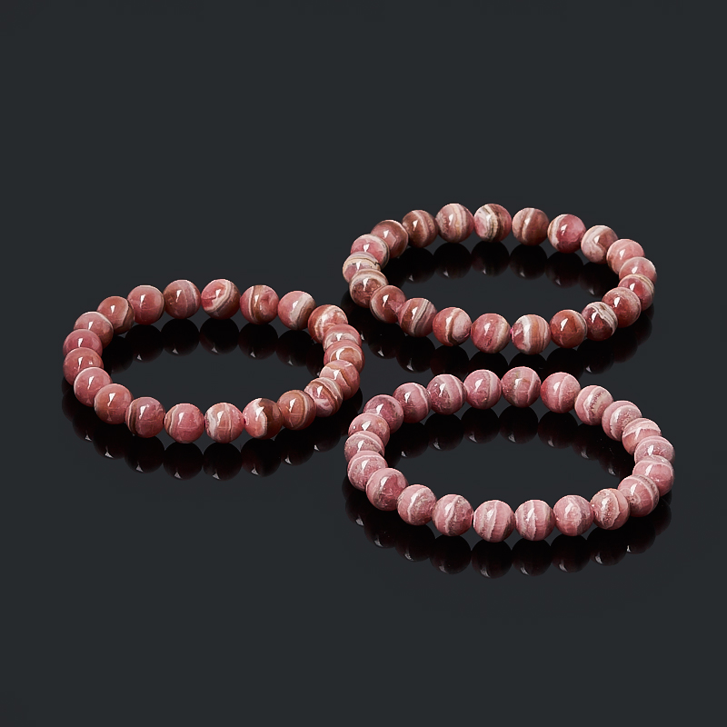 Браслет родохрозит Аргентина 8 мм 18 см