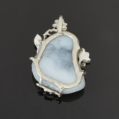 Кулон кахолонг Казахстан (нейзильбер) 4,5 см