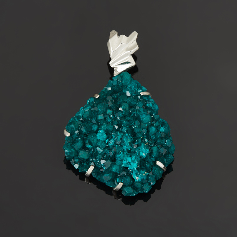 Кулон диоптаз Конго (нейзильбер) друза 4,5&nbsp;см
