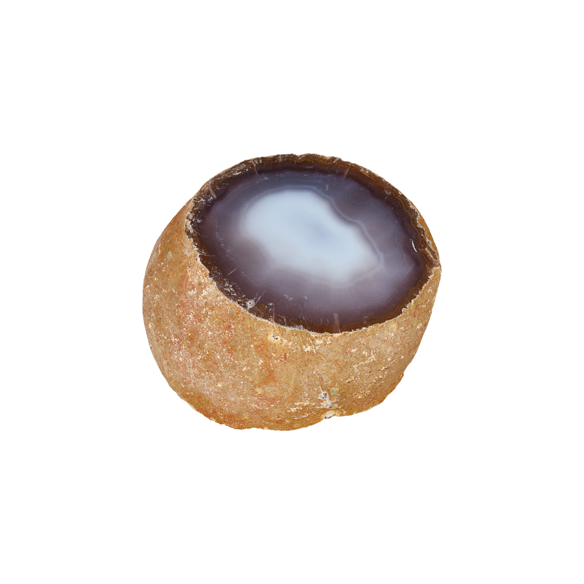 Жеода агат серый Ботсвана 9-12 см (1 шт)