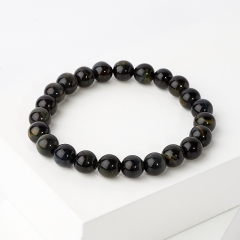 Браслет соколиный глаз ЮАР 8 мм 18 см