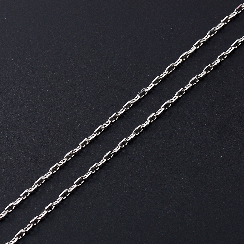 Цепь (серебро 925 пр. родир. бел.) полновесная форцатина 45&nbsp;см Россия