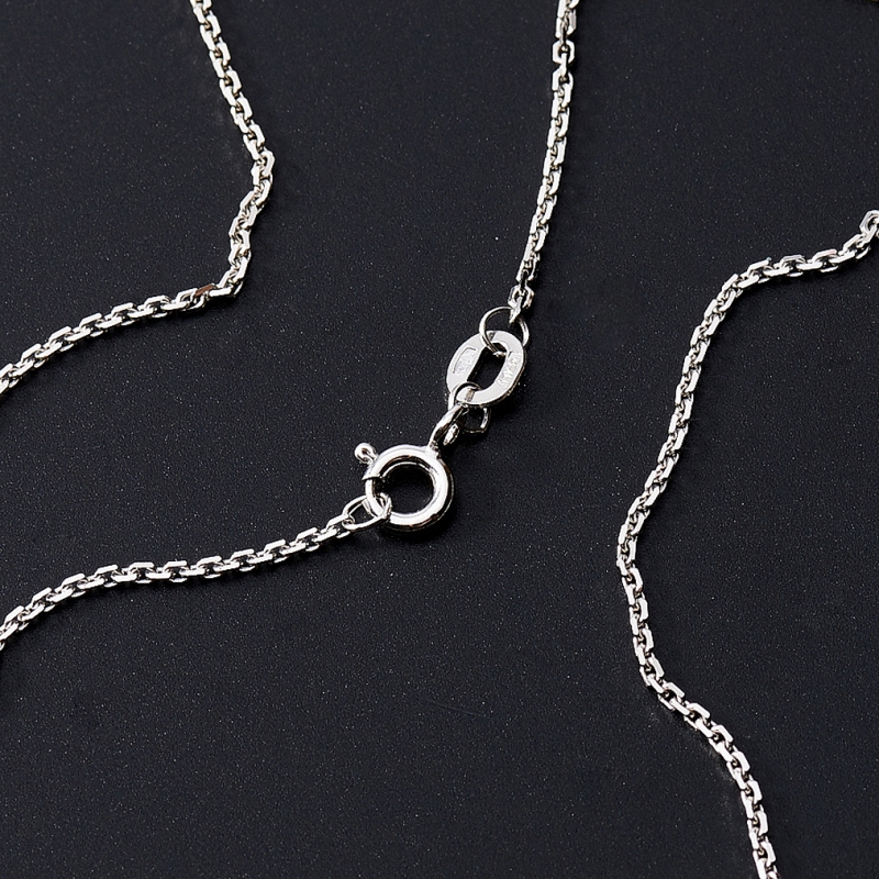 Цепь (серебро 925 пр. родир. бел.) полновесная якорь 70 см Россия