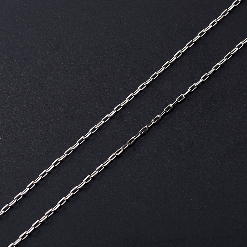 Цепь (серебро 925 пр. родир. бел.) полновесная форцатина 60 см Россия