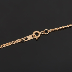 Цепь (серебро 925 пр. позолота) полновесная птичий глаз 50 см Россия